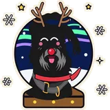 Kosmische Weihnachten-Design