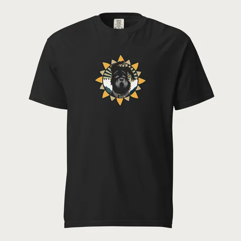 Garment-Dyed Heavyweight Tee with the dog badge