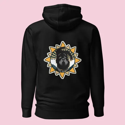 Premium Hoodie with the original dog badge