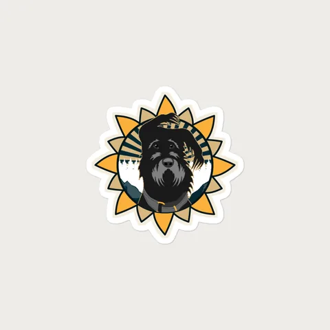 Sticker met badge