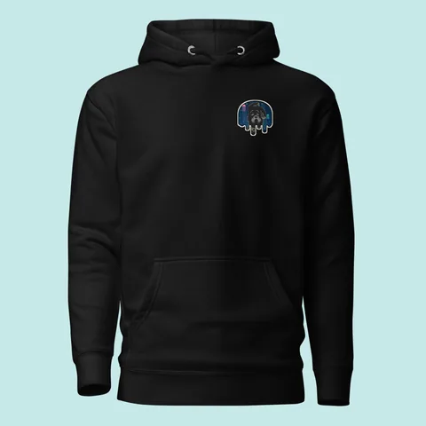 Felpa con cappuccio Deep Sea. Felpa con cappuccio premium