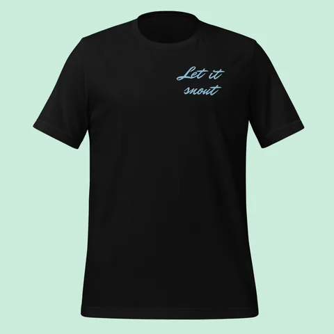 Classic Tee with the Kaamos dog badge