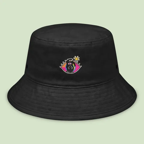 Cappello da pescatore con il tuo cagnolino · Trippy Genious