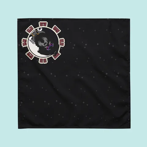 Hondenbandana met jouw hondje · Monochrome Hoarder
