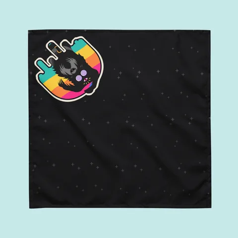 Bandana para perro con tu perrito · Rainbow Brain
