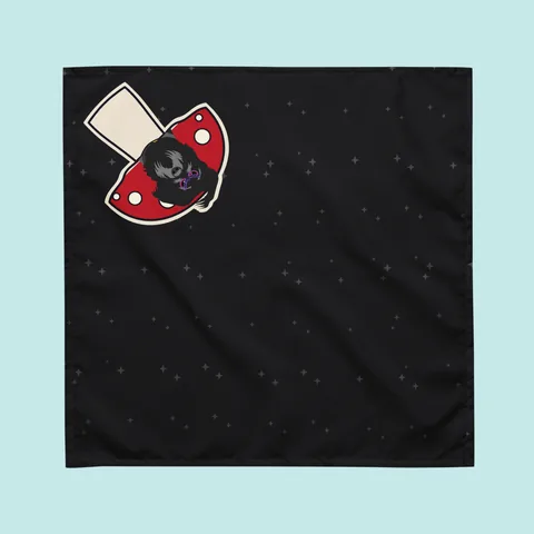 Bandana para perro con tu perrito · Shroom Guardian