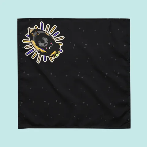 Bandana pour chien avec ton toutou · Tennis Ball Monk