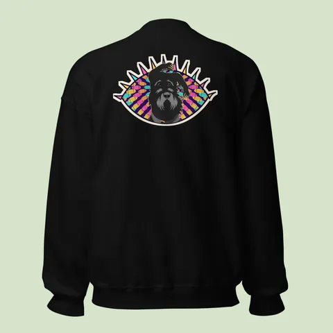 Crewneck Sweatshirt with the Third Eye dog badge